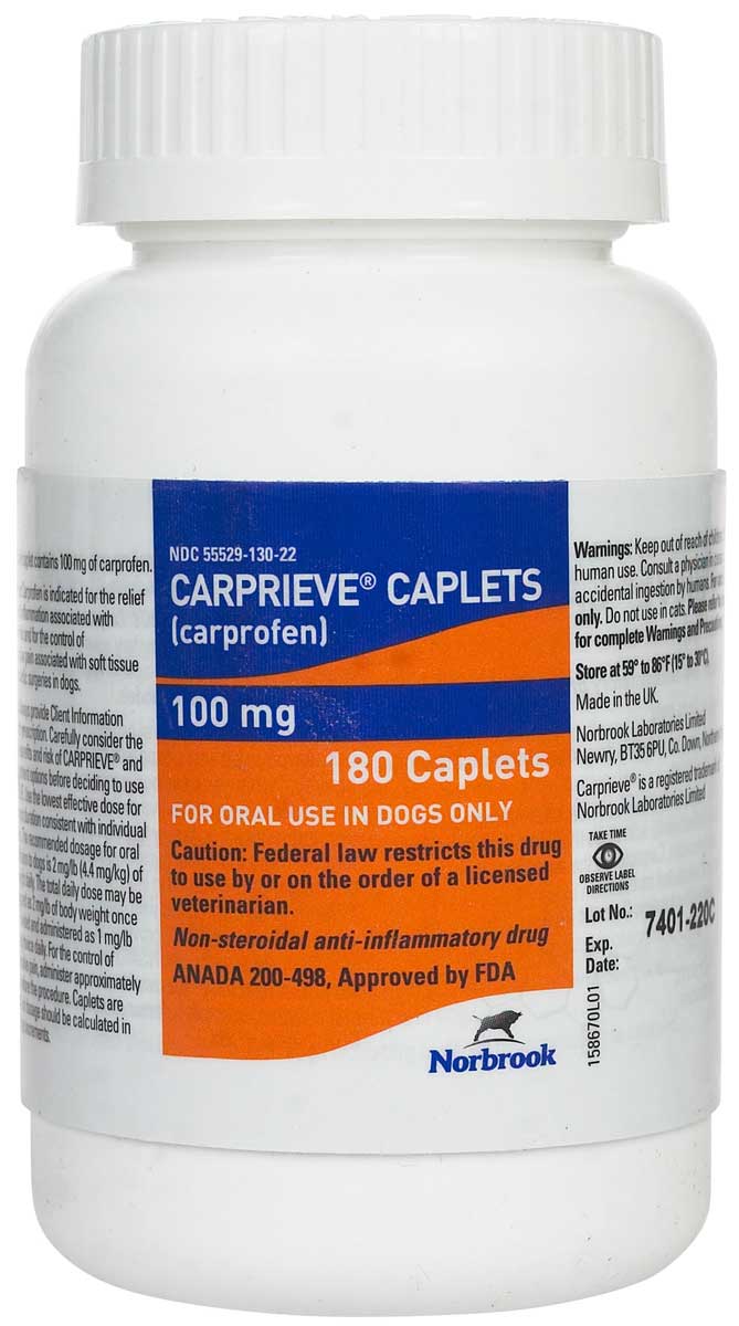 carprieve dosage for dogs