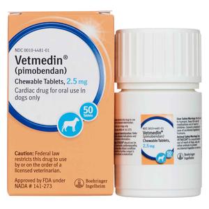 Vetmedin for Dogs 2.5 mg 50 ct - Item # 1266RX