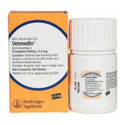Vetmedin for Dogs 2.5 mg 50 ct - Item # 1266RX