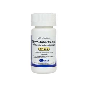 Thyro-Tabs Canine 0.1 mg 120 ct - Item # 1282RX