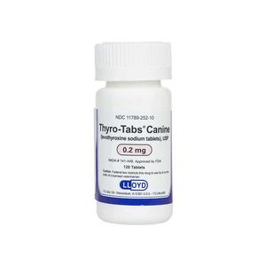 Thyro-Tabs Canine 0.2 mg 120 ct - Item # 1284RX