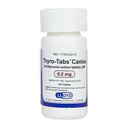 Thyro-Tabs Canine 0.2 mg 120 ct - Item # 1284RX