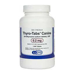 Thyro-Tabs Canine 0.2 mg 1000 ct - Item # 1285RX