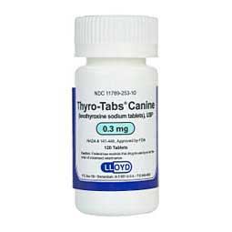 Thyro-Tabs Canine 0.3 mg 120 ct - Item # 1286RX