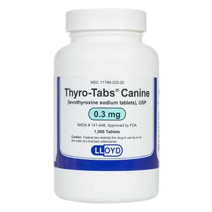 Thyro-Tabs Canine 0.3 mg 1000 ct - Item # 1287RX