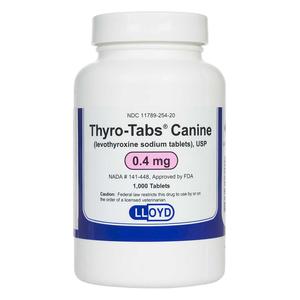 Thyro-Tabs Canine 0.4 mg 1000 ct - Item # 1289RX