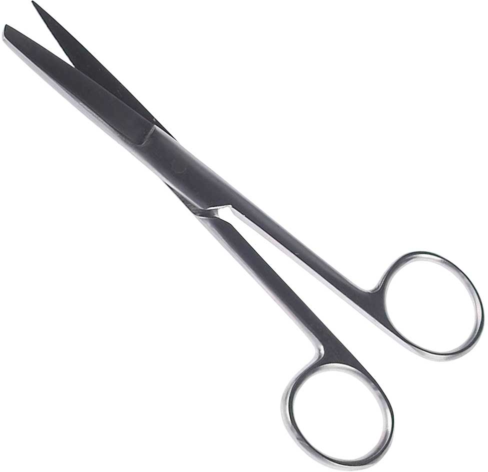 Surgical Scissors-Blunt-Sharp Brand May Vary - Health