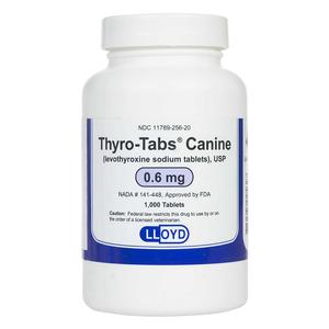 Thyro-Tabs Canine 0.6 mg 1000 ct - Item # 1293RX