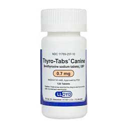Thyro-Tabs Canine 0.7 mg 120 ct - Item # 1295RX