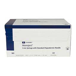 Disposable Syringes with Needles 100 ct (3 cc w/20 ga x 1 1/2 in) - Item # 12962