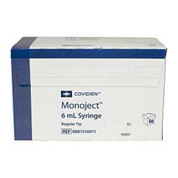 Disposable Syringes without Needles 50 ct (6 cc) - Item # 12963