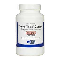 Thyro-Tabs Canine 0.7 mg 1000 ct - Item # 1296RX