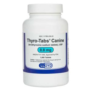 Thyro-Tabs Canine 0.8 mg 1000 ct - Item # 1298RX
