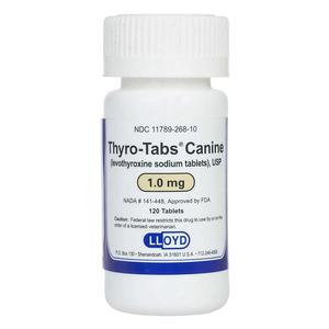 Thyro-Tabs Canine 1 mg 120 ct - Item # 1299RX