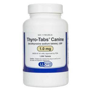 Thyro-Tabs Canine 1 mg 1000 ct - Item # 1300RX