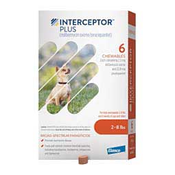 Interceptor Plus for Dogs 2-8 lbs 6 ct - Item # 1317RX