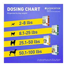 Interceptor Plus for Dogs 2-8 lbs 6 ct - Item # 1317RX