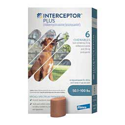 Interceptor Plus for Dogs 50-100 lbs 6 ct - Item # 1320RX