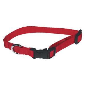 Scott's Adjustable Dog Collar Red 3/4 x 10-16 in - Item # 13324