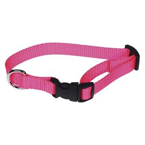 Scott's Adjustable Dog Collar Hot Pink 3/4 x 10-16 in - Item # 13324