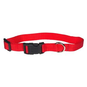 Scott's Adjustable Dog Collar Red 1 x 18-26 in - Item # 13325
