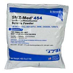 SMZ-Med 454 Sodium Sulfamethazine Soluble Powder for Livestock 454 gm - Item # 1340RX