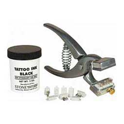 Pet Tattoo No. 300 Pliers Kit 4 Spaces - Item # 13423