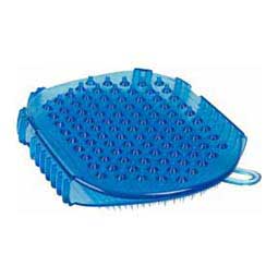 Two Sided Livestock Grooming Massage Jelly Scrubber Blue - Item # 13691
