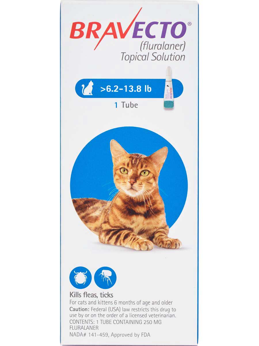 Bravecto Topical Solution for Cats Merck Safe.PharmacyTopicals Cat