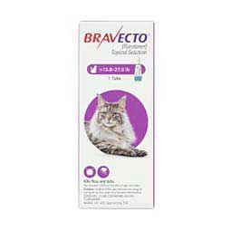 Bravecto Topical Solution for Cats 13.8-27.5 lbs 500 mg 1 ct - Item # 1372RX