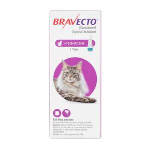 Bravecto Topical Solution for Cats 13.8-27.5 lbs 500 mg 1 ct - Item # 1372RX