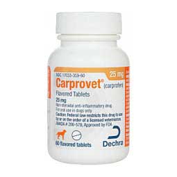 Carprovet Carprofen (compares to Rimadyl) 25 mg 60 ct - Item # 1373RX