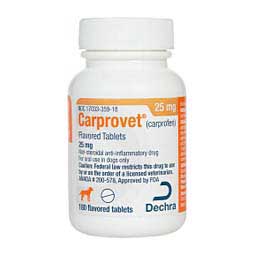 Carprovet Carprofen (compares to Rimadyl) 25 mg 180 ct - Item # 1374RX