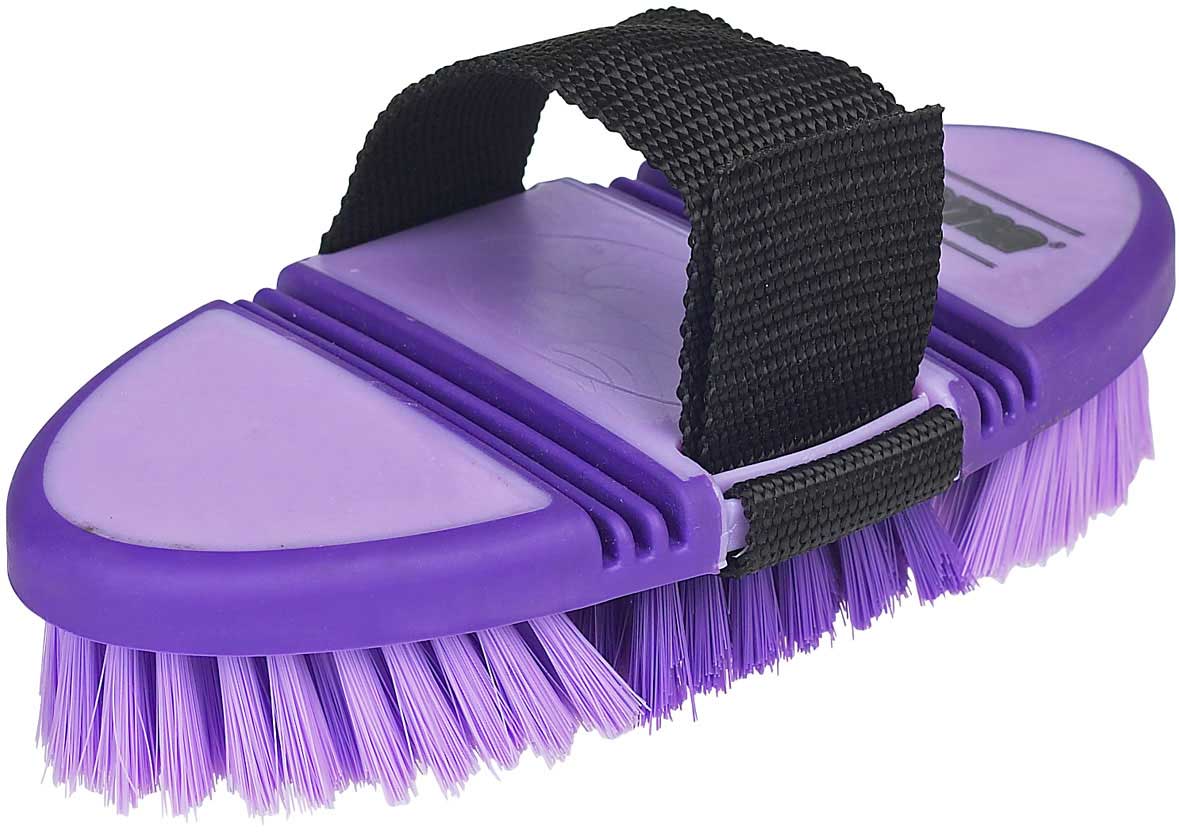 Roma Soft Grip Flex Body Brush - Purple