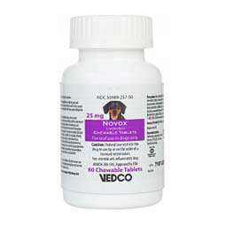 Novox Carprofen for Dogs (compares to Rimadyl) 25 mg 60 ct - Item # 1406RX