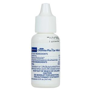 Otic Otomite Plus Ear Miticide for Dogs, Cats, Puppies and Kittens 0.5 oz - Item # 14070