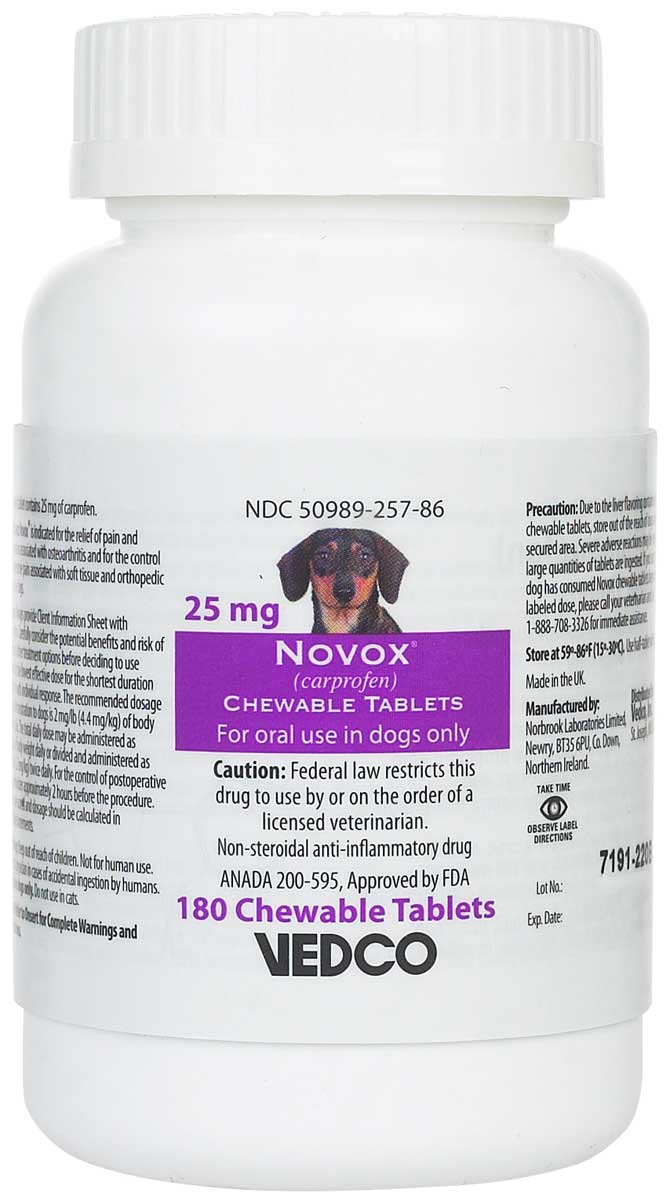 novox 75 mg for dogs side effects