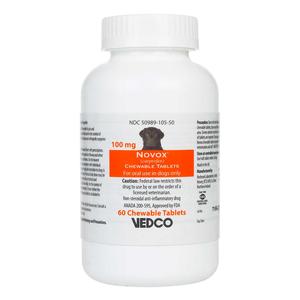 Novox Carprofen Chewables for Dogs (compares to Rimadyl) 100 mg 60 ct - Item # 1410RX