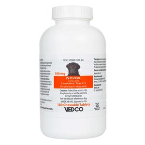 Novox Carprofen Chewables for Dogs (compares to Rimadyl) 100 mg 180 ct - Item # 1411RX