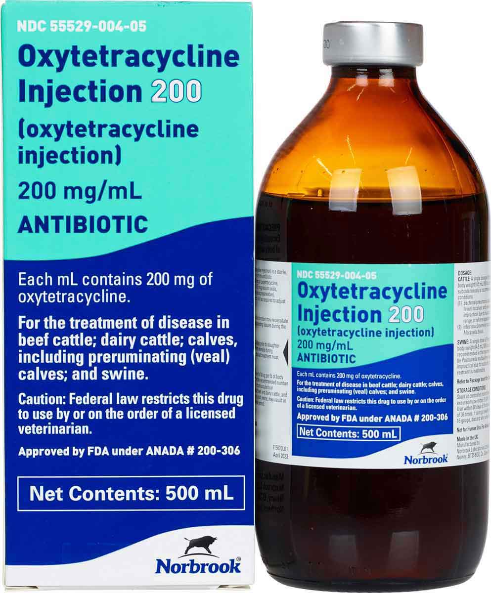 Valley Vet - Oxytetracycline Injection 200 for Cattle and Swine ...