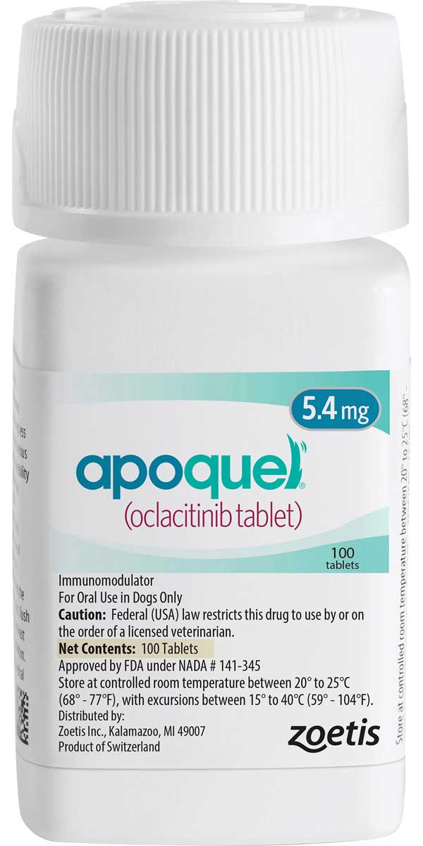 Apoquel For Dogs 5 4 Mg 100 Ct Item 1422RX