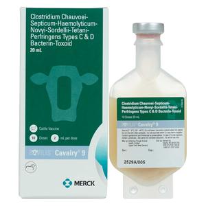 Bovilis Cavalry 9 Cattle Vaccine 10 dose - Item # 14292