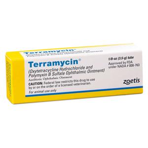 Terramycin Ophthalmic Ointment for Animal Use 3.5 gm 1 ct - Item # 1434RX