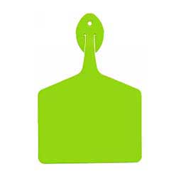 Allflex Feedlot Ear Tags - Blank Cattle ID Tags Neon Green - Item # 14505