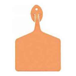 Feedlot Ear Tags - Blank Cattle ID Tags Light Orange - Item # 14505