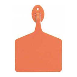 Allflex Feedlot Ear Tags - Blank Cattle ID Tags Dark Orange - Item # 14505