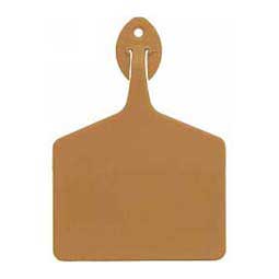 Allflex Feedlot Ear Tags - Blank Cattle ID Tags Brown - Item # 14505