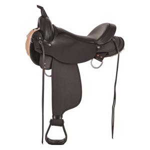 6970 El Campo Easy-Fit Gaited Western Trail Horse Saddle Black w/black grainout seat - Item # 14549