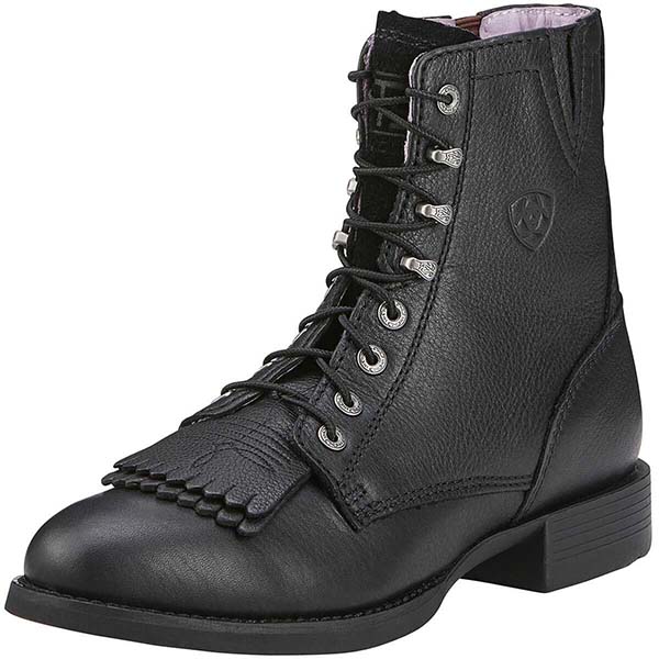 ariat black lace up boots