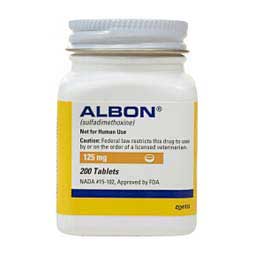 Albon for Dogs & Cats 125 mg 200 ct - Item # 145RX